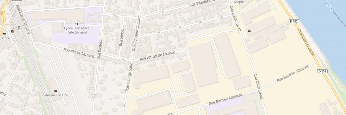 Plan du 34 Rue Alfred de Musset à Vitry-sur-Seine