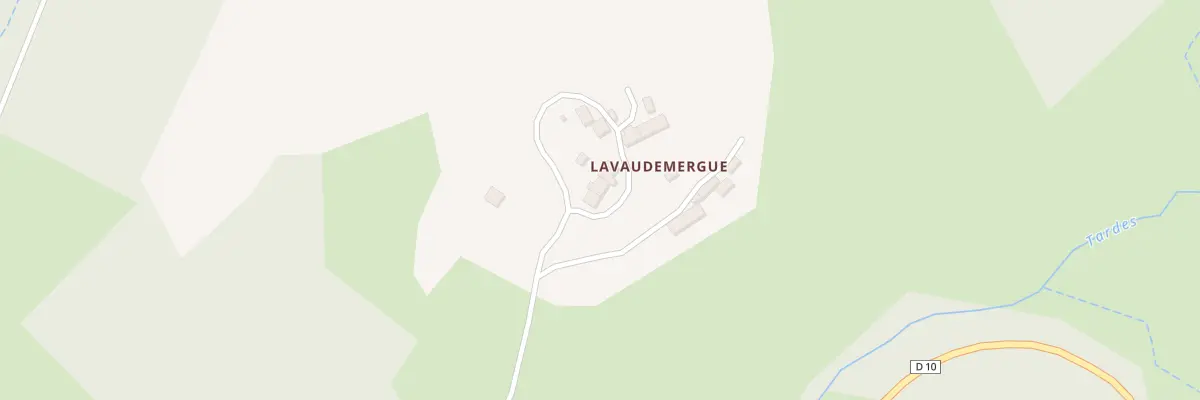 Plan du 5 Lavaud de Mergue à Basville
