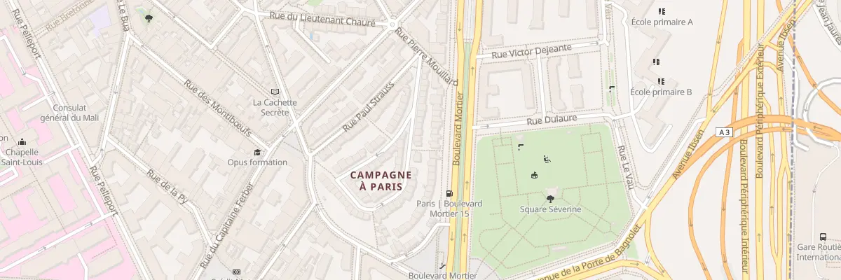 Plan du 48 Rue Irénée Blanc à Paris 20e Arrondissement