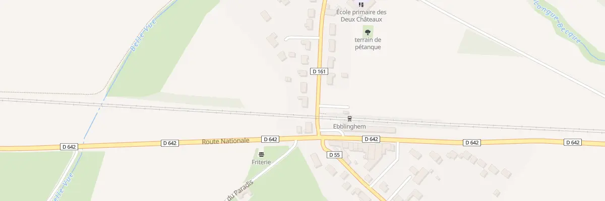Plan du 220 Rue de la Gare à Ebblinghem
