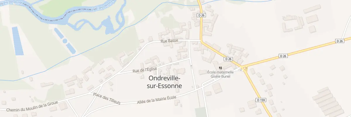 Plan du 5 Rue de l’Eglise à Ondreville-sur-Essonne