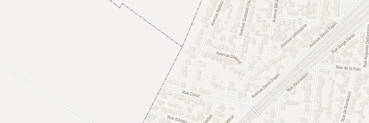 Plan du 12 Av Bizet à Arnouville