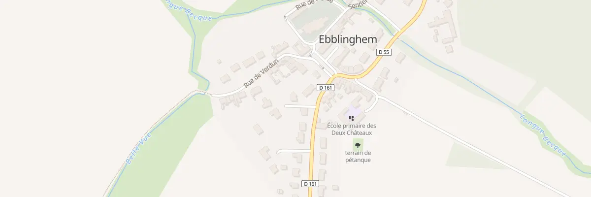 Plan du 40 Rue de la Gare à Ebblinghem