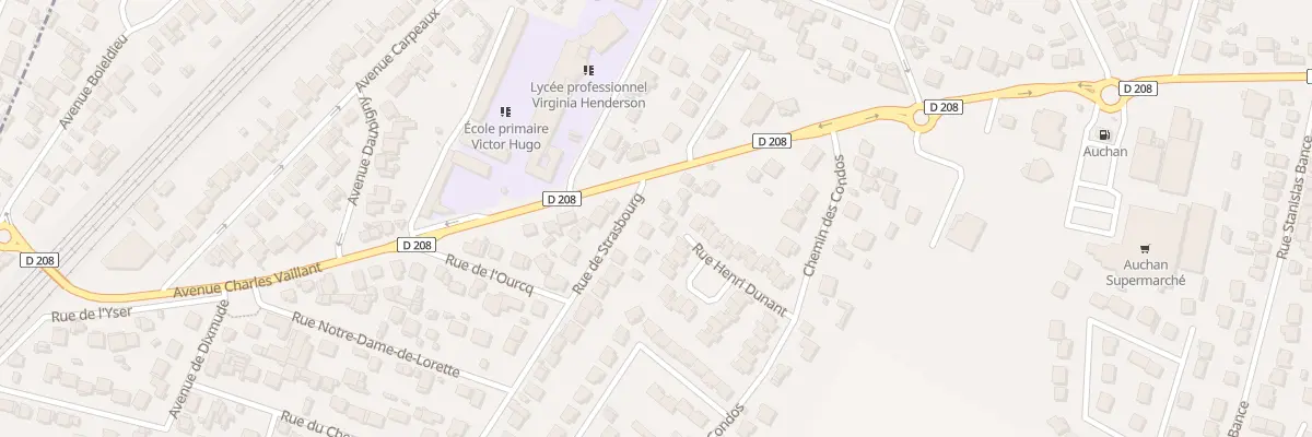 Plan du 3 Rue de Strasbourg à Arnouville