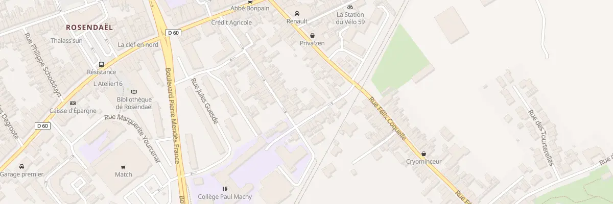 Plan du 71 Rue Jacobsoone à Dunkerque