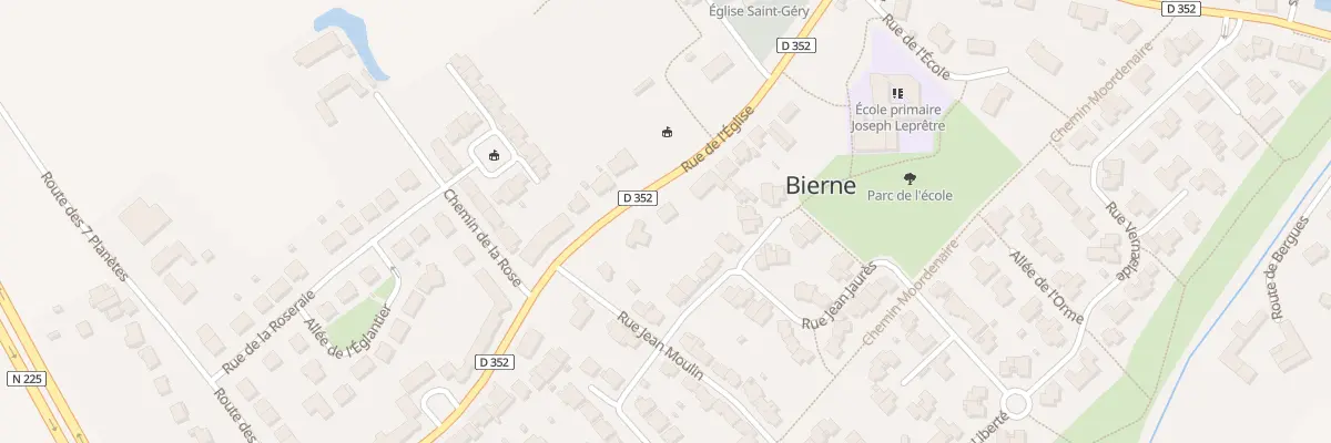 Plan du 11 Rue de l’Eglise à Bierne