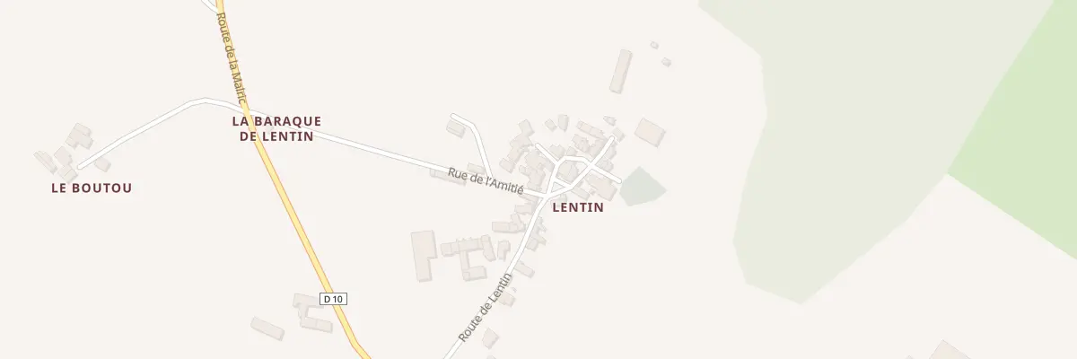 Plan du 5347 Lentin à Lédergues