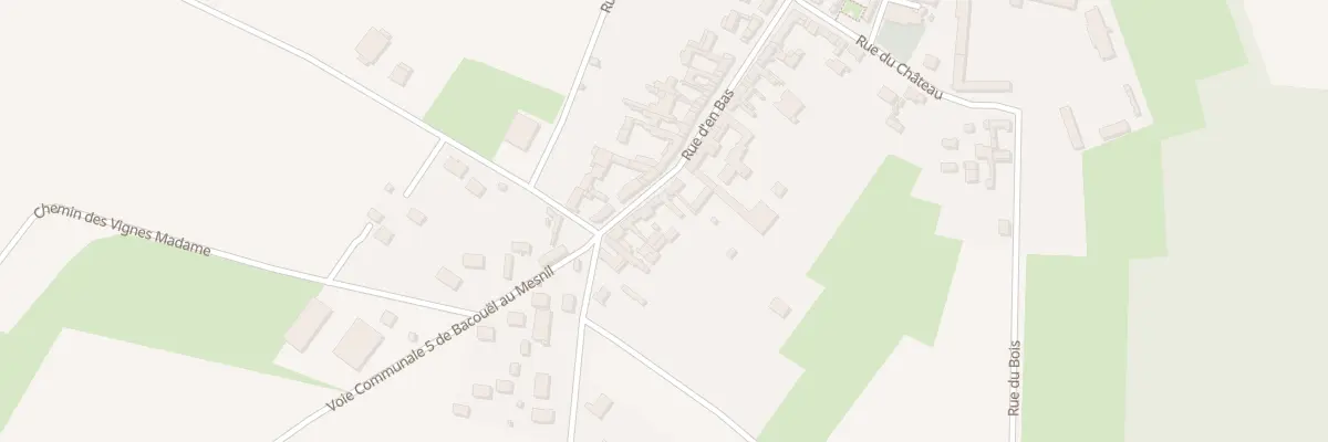 Plan du 56 Rue d’En Bas au Mesnil-Saint-Firmin