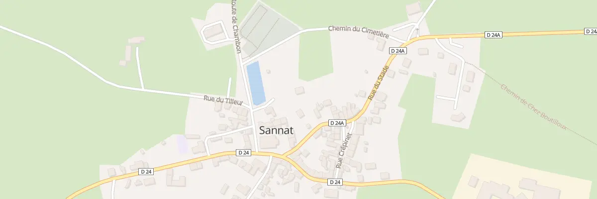 Plan du 1 Imp du Canal à Sannat