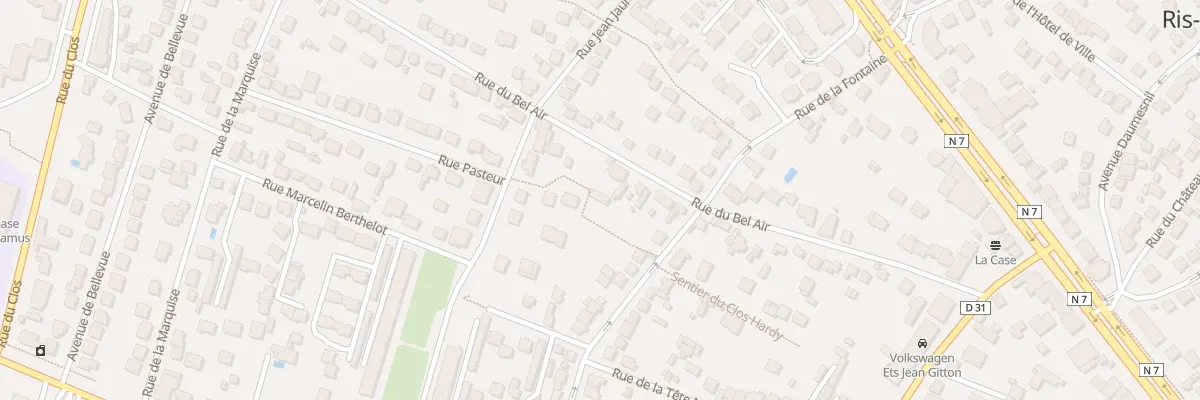 Plan du 35B Rue du Bel Air à Ris-Orangis