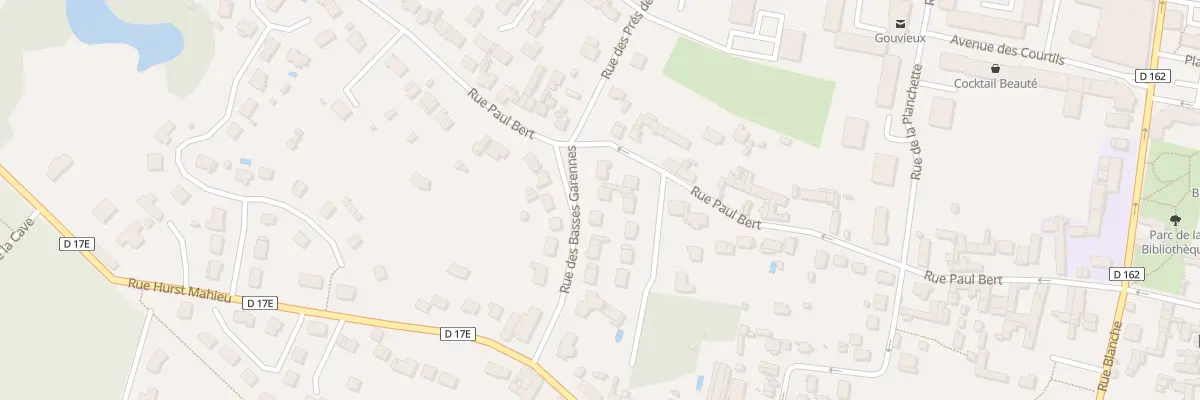 Plan du 14 Rue des Basses Garennes à Gouvieux