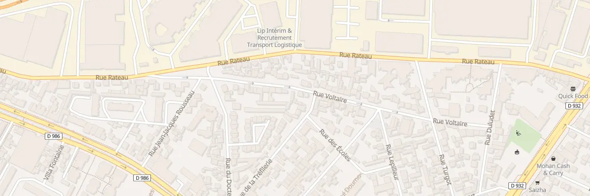 Plan du 47 Rue Voltaire à La Courneuve