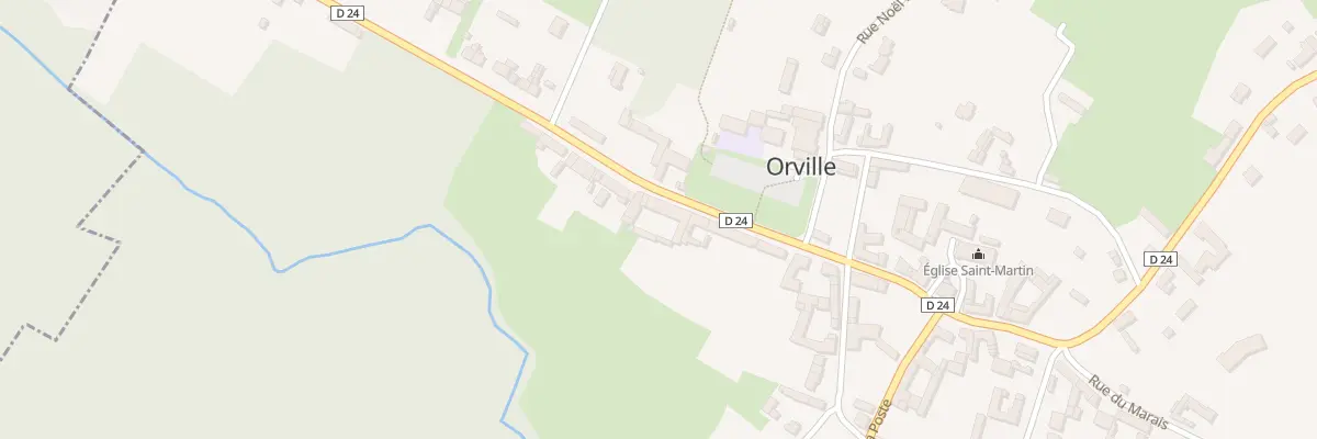 Plan du 9 Rue Henri Capron à Orville