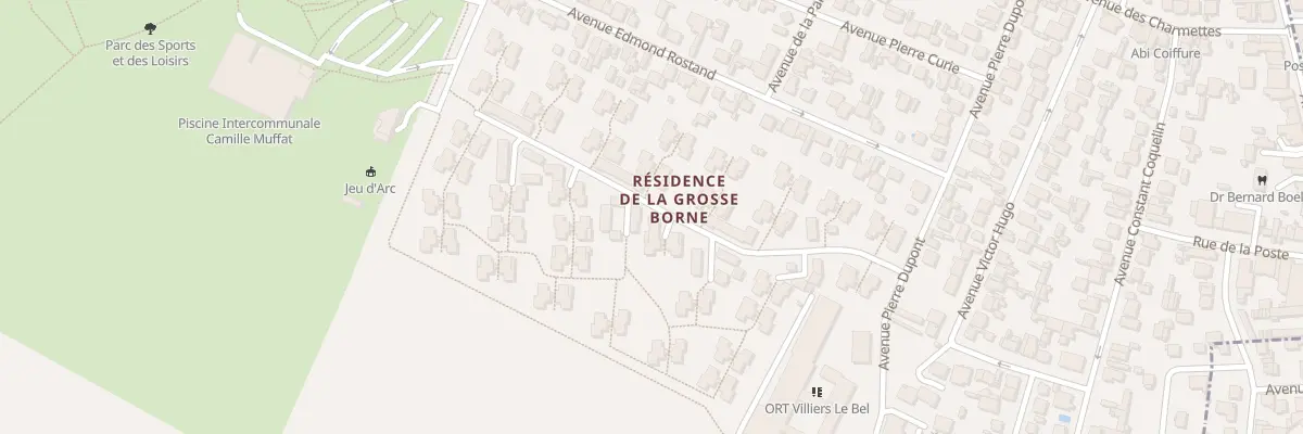 Plan du 11 All des Cerisiers à Villiers-le-Bel