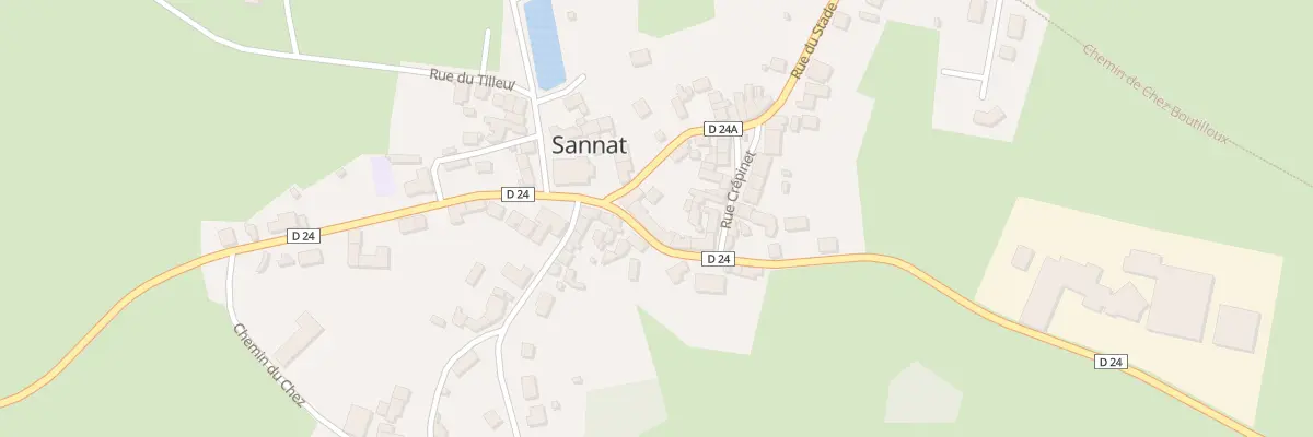 Plan du 5 Rue de la Fontaine à Sannat