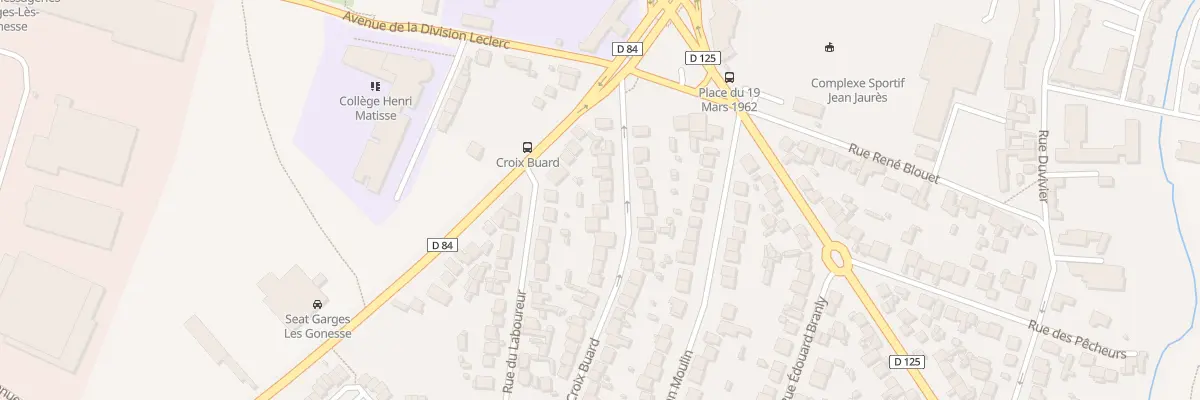Plan du 12 Rue de la Croix Buard à Garges-lès-Gonesse