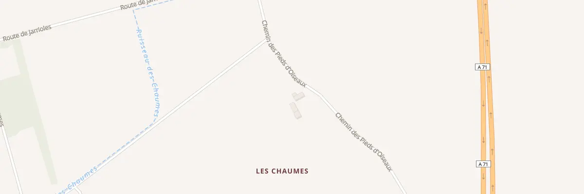Plan du 115 Les Chaumes à Saint-Loup-des-Chaumes