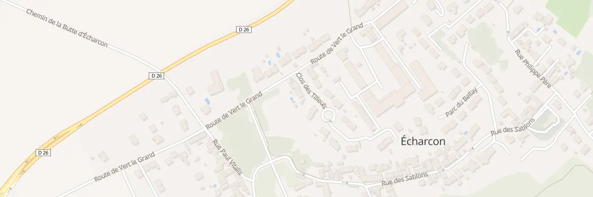 Plan du 4 Clos des Tilleuls à Écharcon