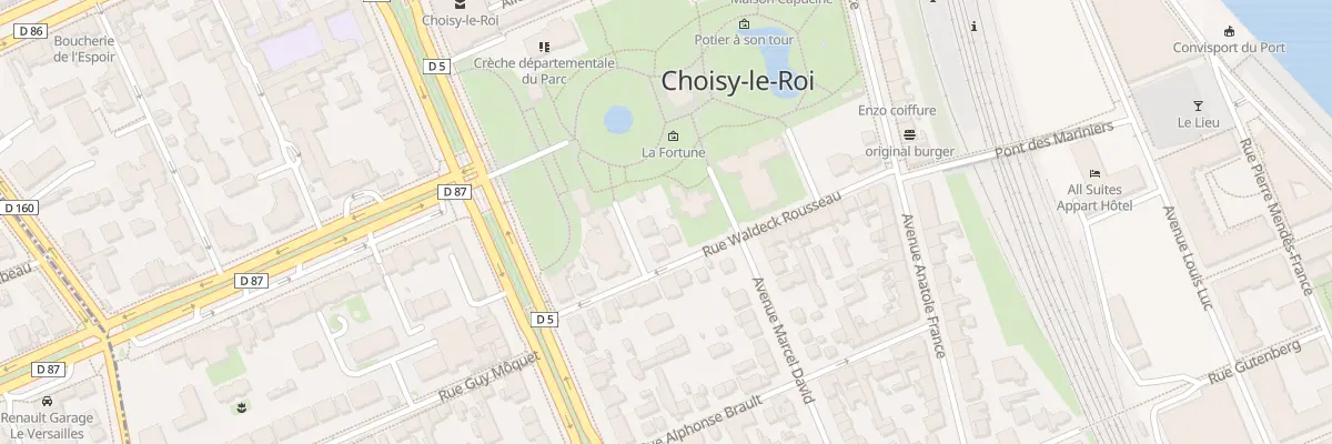 Plan du 10 Rue Waldeck Rousseau à Choisy-le-Roi