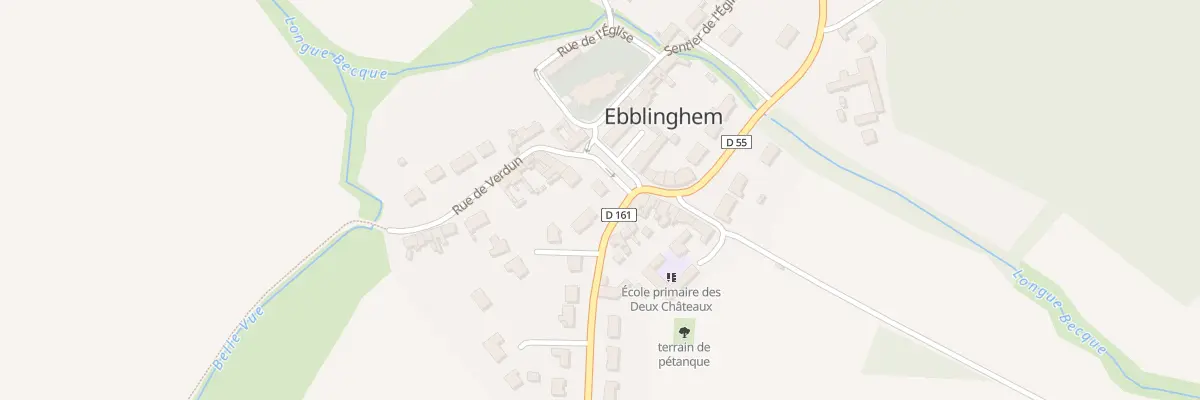 Plan du 10 Vc La Place à Ebblinghem