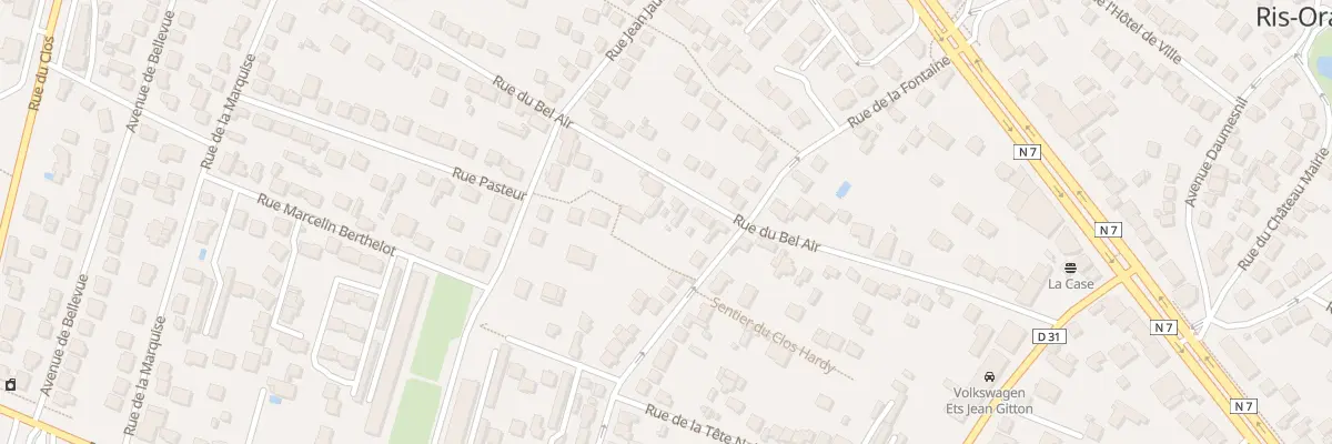 Plan du 35 Rue du Bel Air à Ris-Orangis
