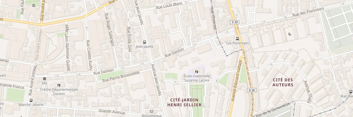 Plan du 64 Rue Danton au Pré-Saint-Gervais