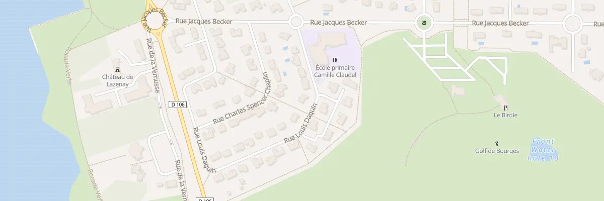 Plan du 35 Rue Louis Daquin à Bourges