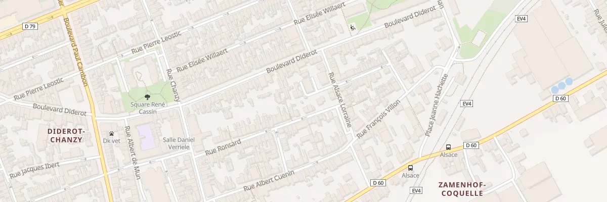 Plan du 63 Rue Ronsard à Dunkerque