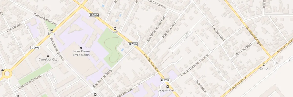 Plan du 117 Rue Jean Baffier à Bourges