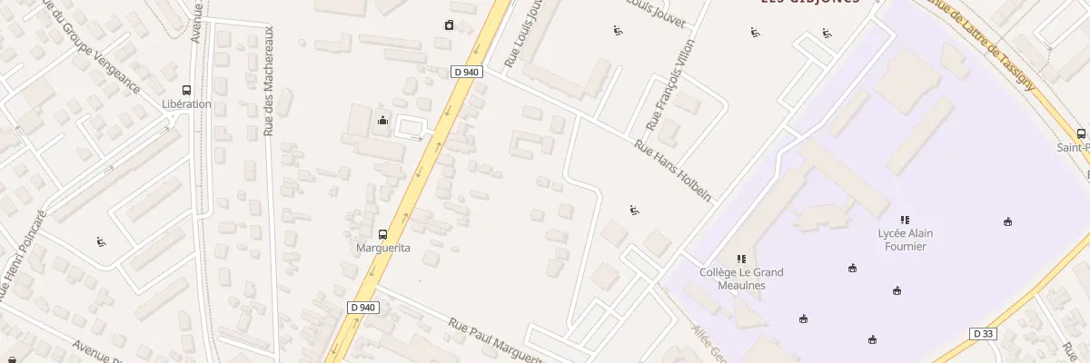 Plan du 10 Rue Guillaume Budé à Bourges