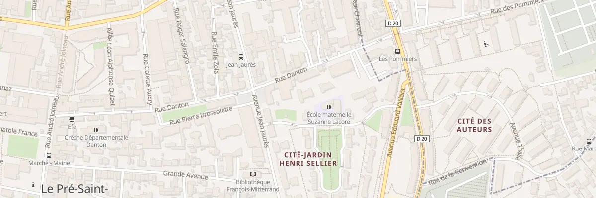 Plan du 60 Rue Danton au Pré-Saint-Gervais