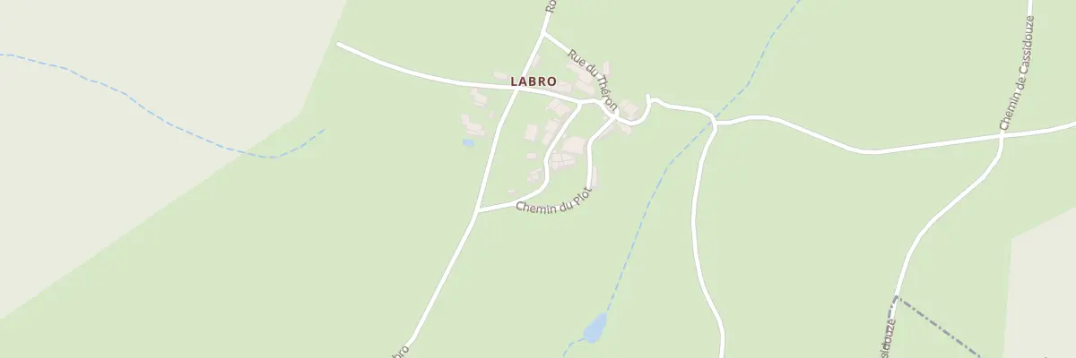 Plan du 1 Tra de Labro à Boissezon