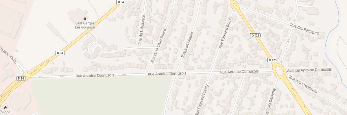 Plan du 48 Rue Jean Moulin à Garges-lès-Gonesse