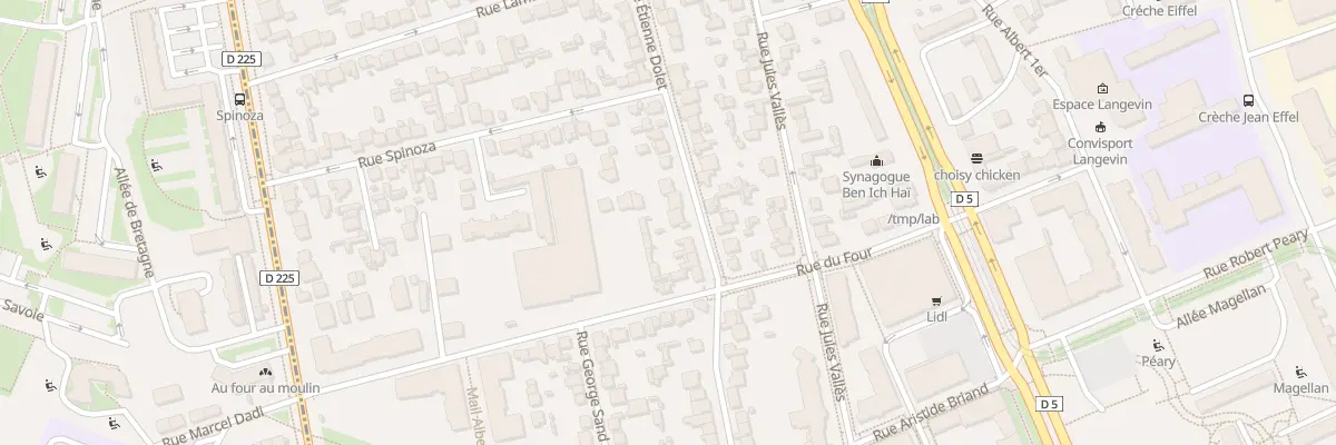 Plan du 30 Rue Etienne Dolet à Choisy-le-Roi