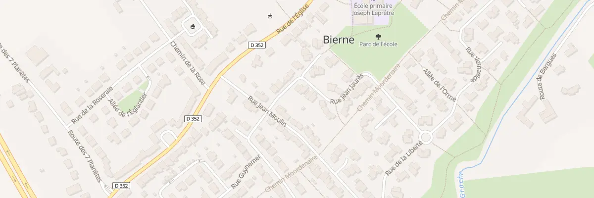 Plan du 29 Rue Jean Jaures à Bierne