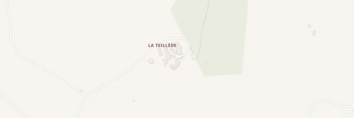 Plan du 801 Che de la Teillède à Paulinet