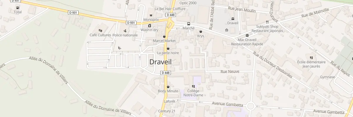 Plan du 212 Bd Henri Barbusse à Draveil
