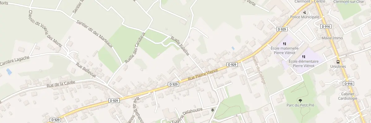Plan du 58 Rue Pierre Viénot à Clermont