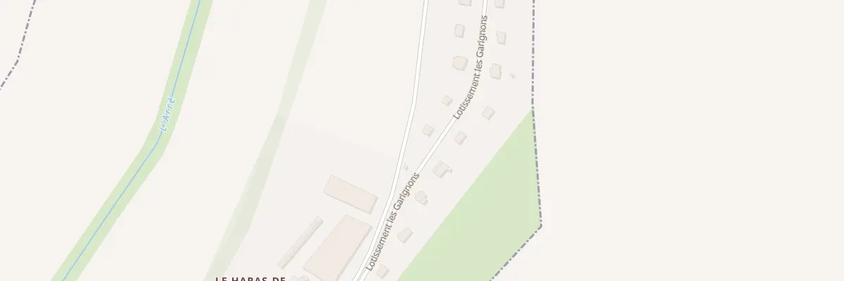 Plan du 14 Lot les Garignons à Airion
