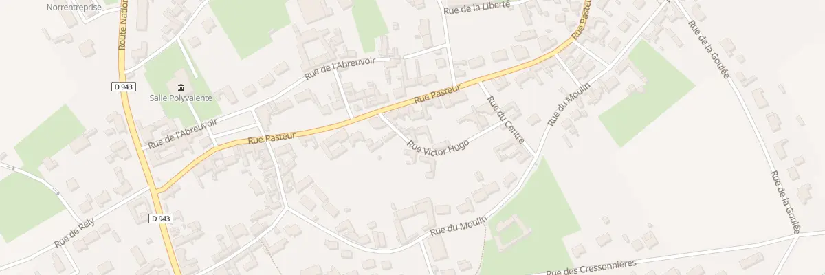 Plan du 2 Rue Victor Hugo à Norrent-Fontes