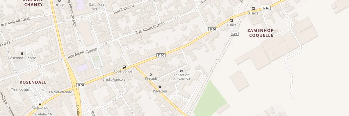 Plan du 84 Rue Paul Machy à Dunkerque