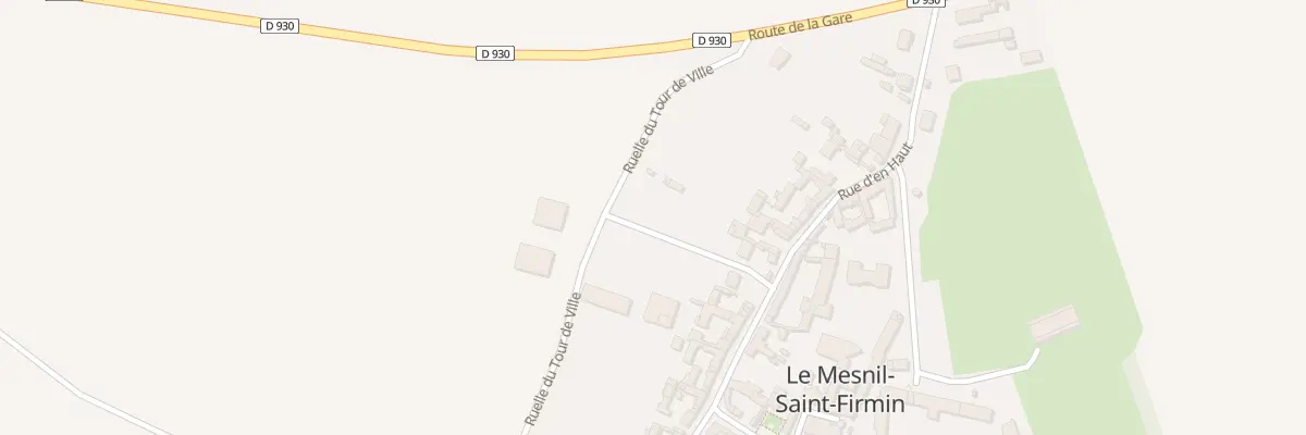 Plan du 9001 Rle du Tour de Ville au Mesnil-Saint-Firmin