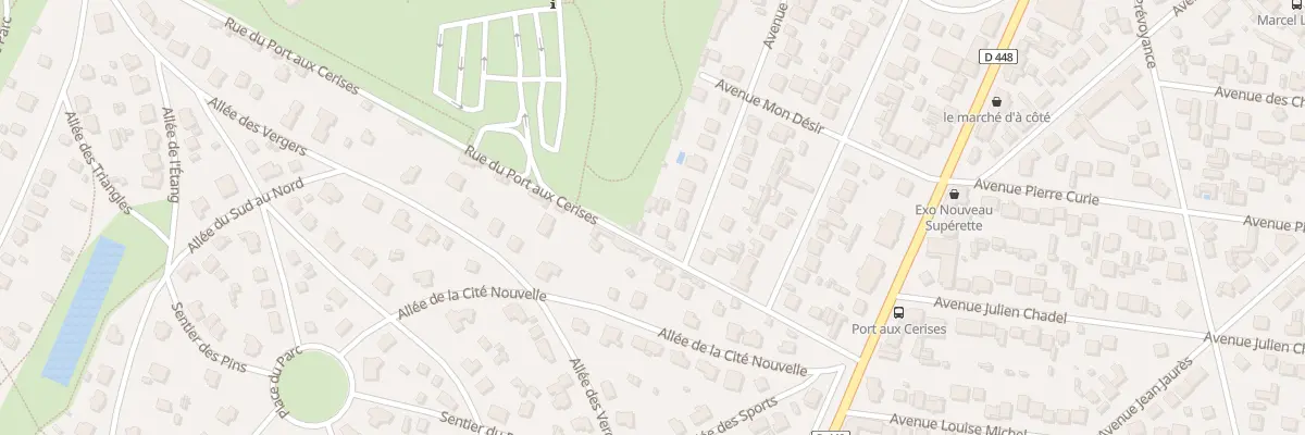 Plan du 1 Rue du Port aux Cerises à Draveil