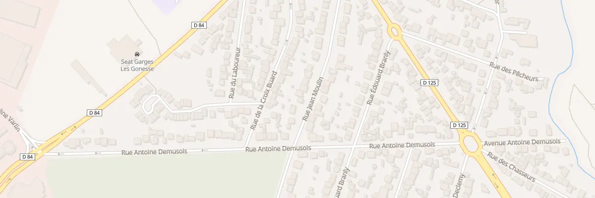 Plan du 42 Rue Jean Moulin à Garges-lès-Gonesse