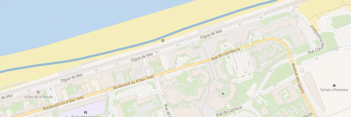 Plan du 182G Dig de Mer à Dunkerque