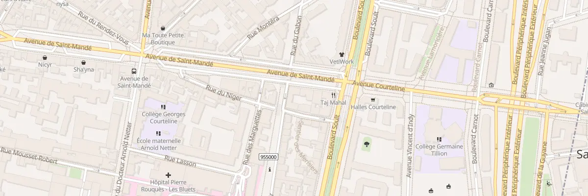 Plan du 102B Av de Saint-Mandé à Paris 12e Arrondissement