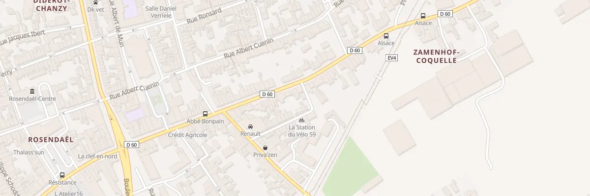 Plan du 86 Rue Paul Machy à Dunkerque