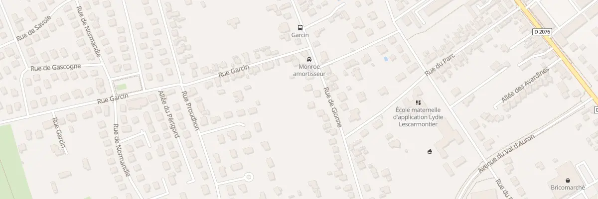 Plan du 76 Rue de Gionne à Bourges