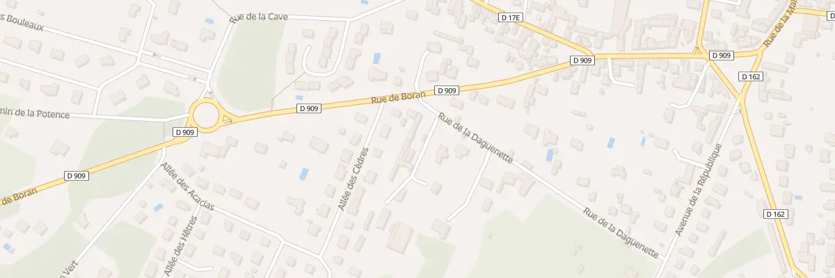 Plan du 9 Rue de la Daguenette à Gouvieux