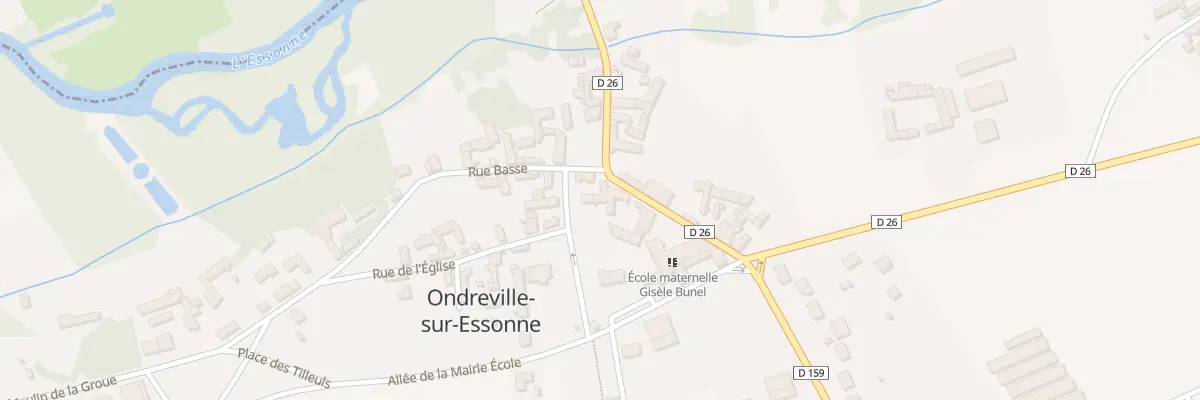 Plan du 6 Rue de la Porte d’Ondreville à Ondreville-sur-Essonne